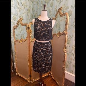 NWT Little Black Dress w/ Lacy Overlay; Size 6